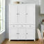 Garde-manger autoportant de 74,8 po de hauteur avec tablettes de porte-1577901156