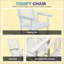 Ensemble de chaises berçantes d'extérieur, 2 pièces-1607757822