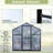 6' X 12' Greenhouse With Rust- Frame And Ventilation In Garden, Backyard, Protection Climate Control For-118113251