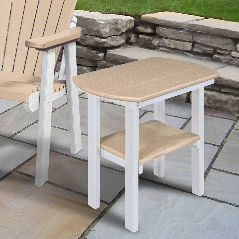 Table d'appoint OS Home, Beige, Blanc