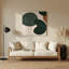 Minimalisme 54, art mural en métal beige-978940406