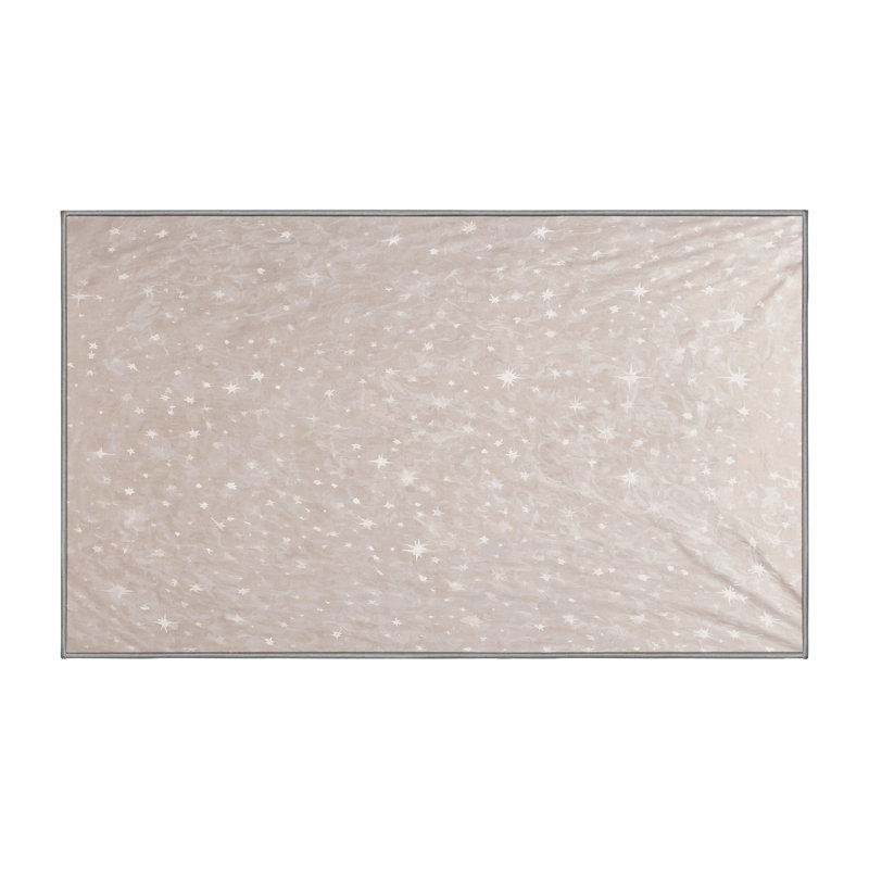 Tapis gris lavable à la machine, Rectangle 7 pi x 9 pi