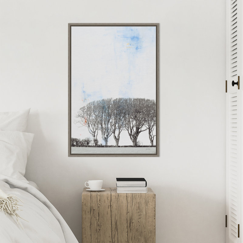 «Row of Trees» par Deborah Revell, reproduction d'art sur toile encadrée, H 33 po x l 23 po