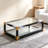 Lafty Clear Glass Coffee Table
