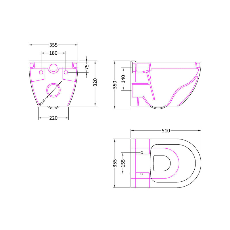 Nuie Provost LPF Kit (Seat Not Included)