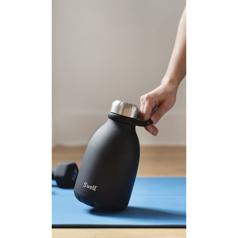 S'well Stainless Steel Roamer Bottle - 40 Fl Oz - Triple-Layered Vacuum-Insulated Containers, Onyx