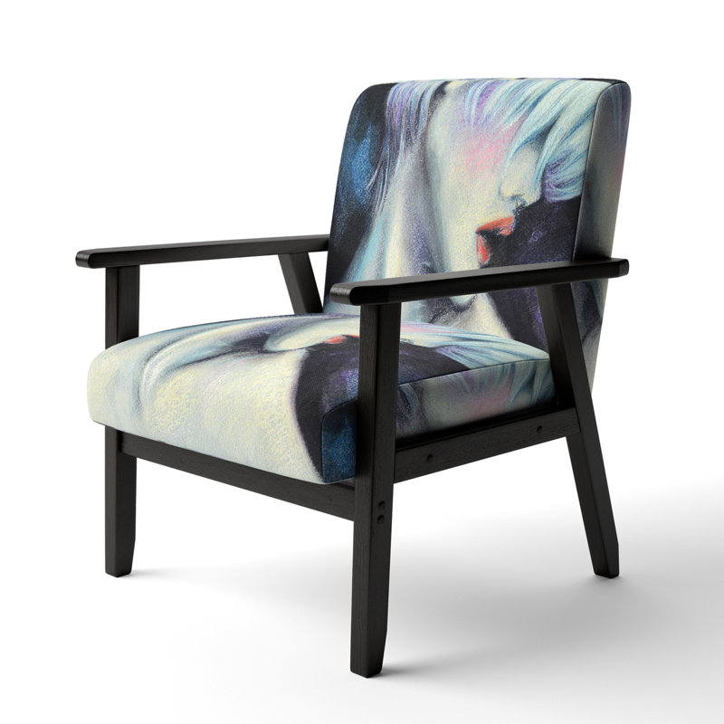 Fauteuil Jerimy, Mélange de polyester bleu