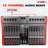 5 Core Audio Mixer 12 Channel DJ Soundboard USB Interface Bluetooth Mixing Console w Repeat Delay +48V