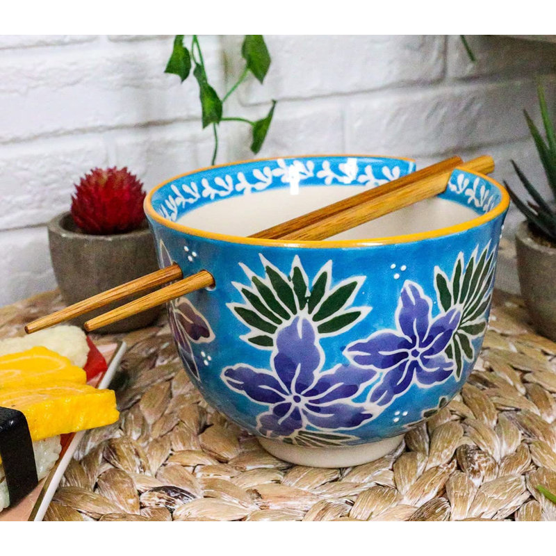 Flowers in The Wind Soup Bowl