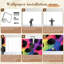 Papier peint adhésif pelez et collez Rainbow leopard-1160940826