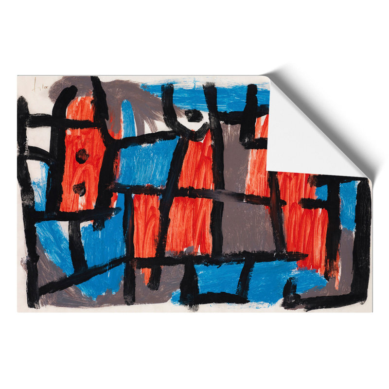 The Hour Before One Night by Paul Klee - No Frame Painting, 42cm H x 59cm W x 0.1cm D