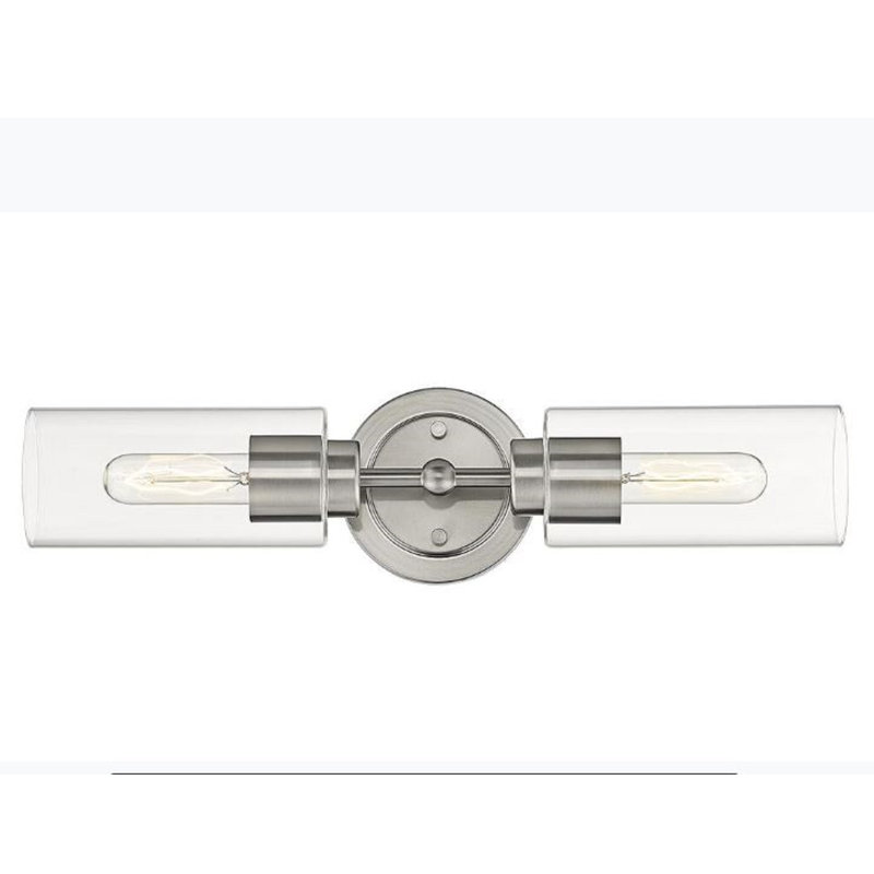 Abud-Aleem 2 - Light Dimmable Vanity Light, Satin Nickel