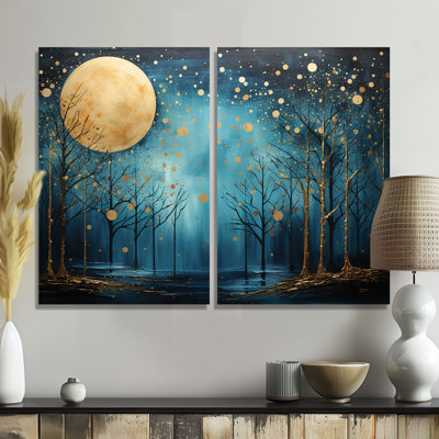 Impressions sur toile azur