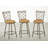 Lamoille Swivel Upholstered Adjustable Height Counter Stool with Metal Frame-798188683-761685687