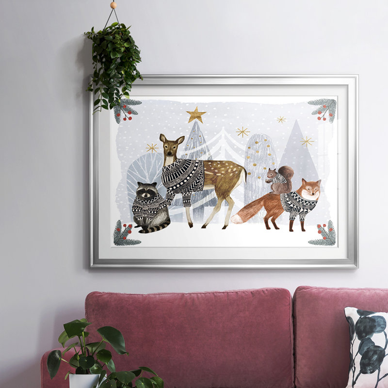 Cozy Christmas Collection A, Argent, H 30 po x l 44 po x P 1,5 po