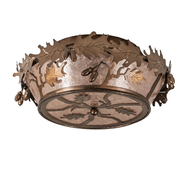 Rustic Lodge 4 - Light Flush Mount