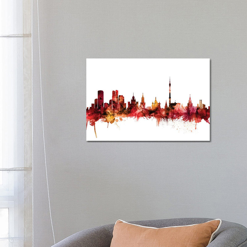 Moscow, Russia Skyline by Michael Tompsett - Wrapped Canvas Gallery-Wrapped Canvas Giclée