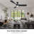 52” Propeller Ceiling Fan with Dimmable LED Light and Remote Control-154937638