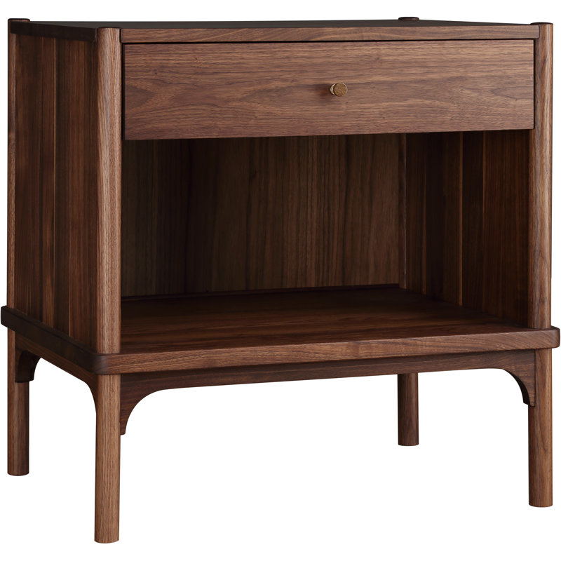 Grove 1 - Drawer Solid Wood Nightstand