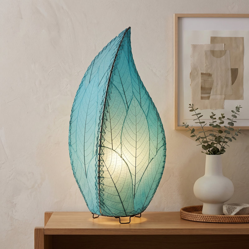 Lampe de table dépliant Eangee, Bleu mer