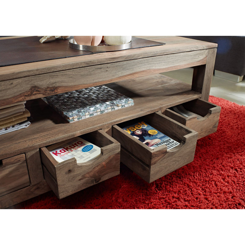 Nature Solid Wood Four Leg Coffee Table