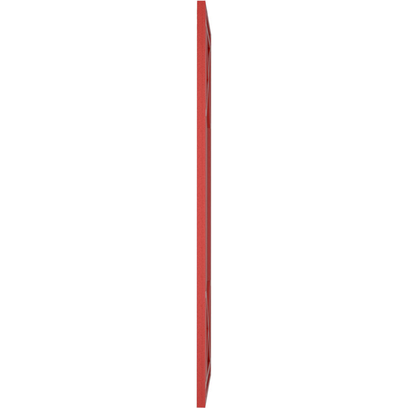 Volets en PVC True Fit, Rouge feu, 15", 75"
