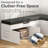 L-Shaped Corner Shoe Bench With Large Capacity Storage & Optional Cushions in Multiple Colors-628991158