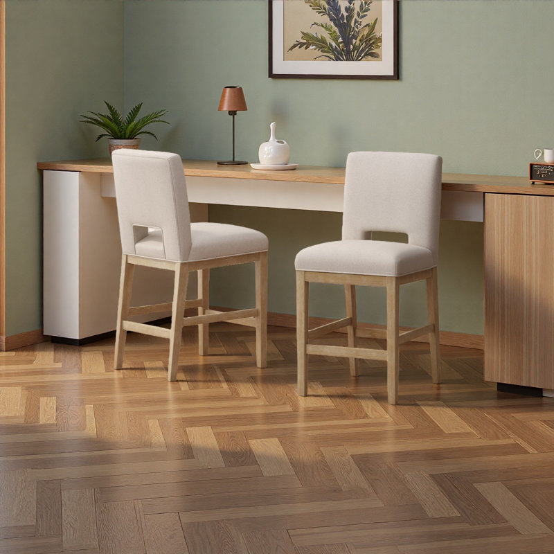 Tabourets de comptoir, ensemble de 2, Blé