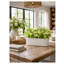 Faux Cream Floral and Greenery Arrangement