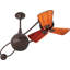 Ventilateur de plafond double à 3 pales 44 "avec commande murale Aeriela-1559270241-1559270238