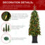 Arbre de Noël artificiel vert 4 pi avec lumières-1756265233