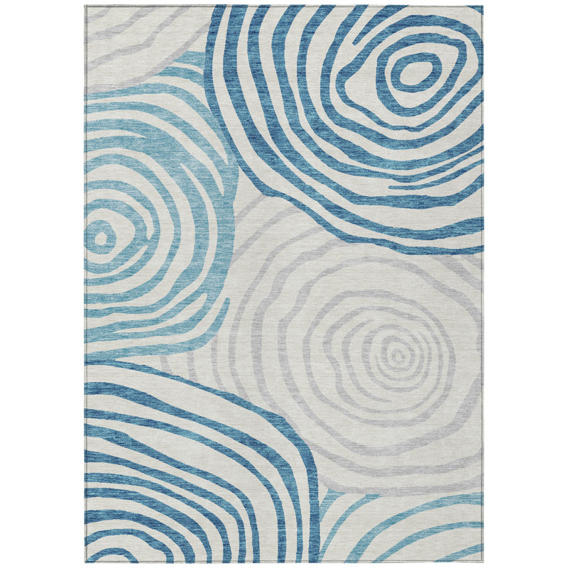 Leis Abstract Indoor Rug, Rectangle 8' x 10'