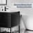 Azai 24" Modern Single Bathroom Vanity Set with Ceramic Sink Top, Open Shelf, Metal Frame-1920206922