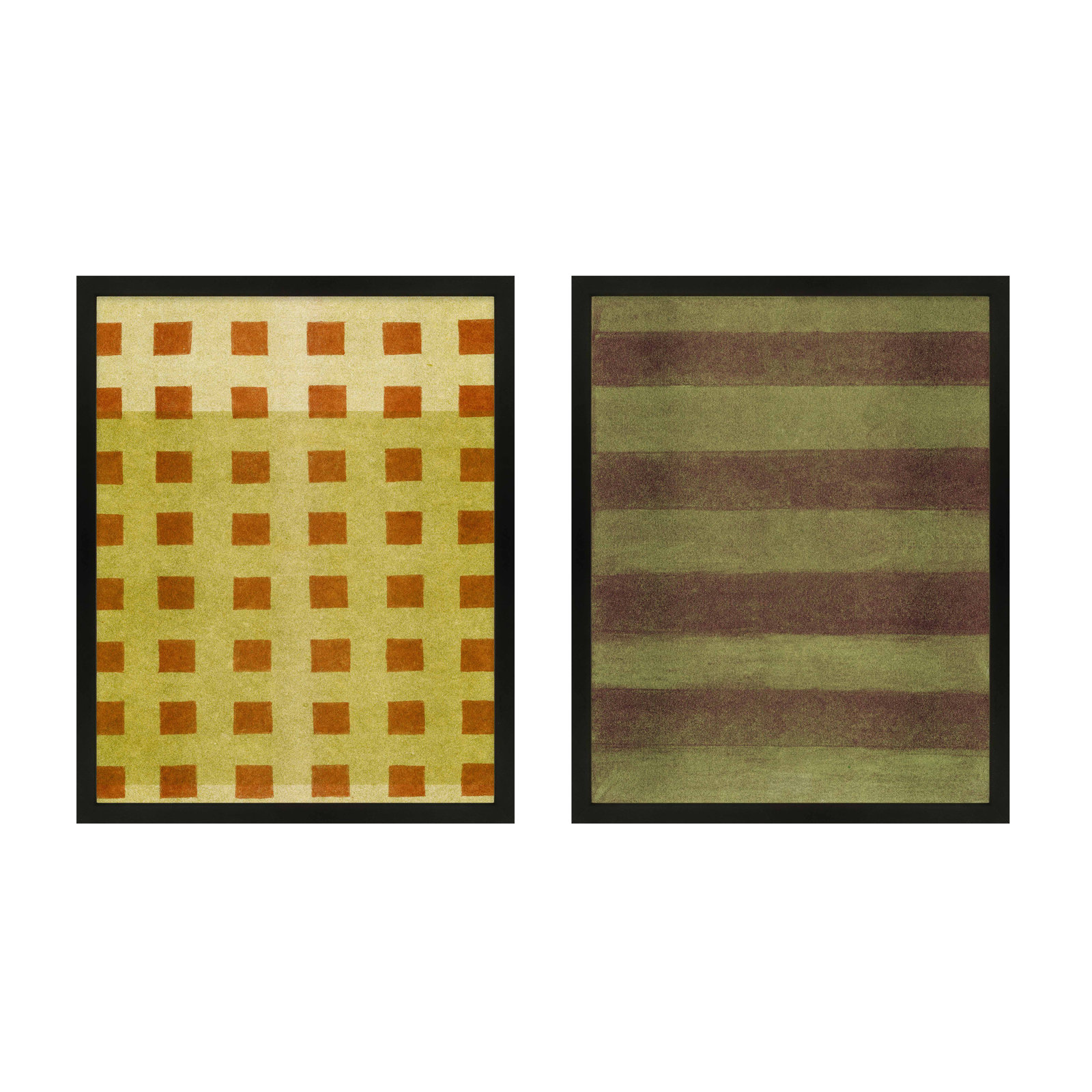 Spring Willow & Juniper, Set of 2 by Mo Neuharth - Framed Wall Art, 20" H x 16" W, Black, Framed Print without Mat