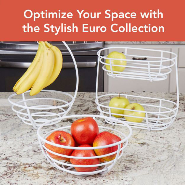  Euro Fruit Bowl Matte White