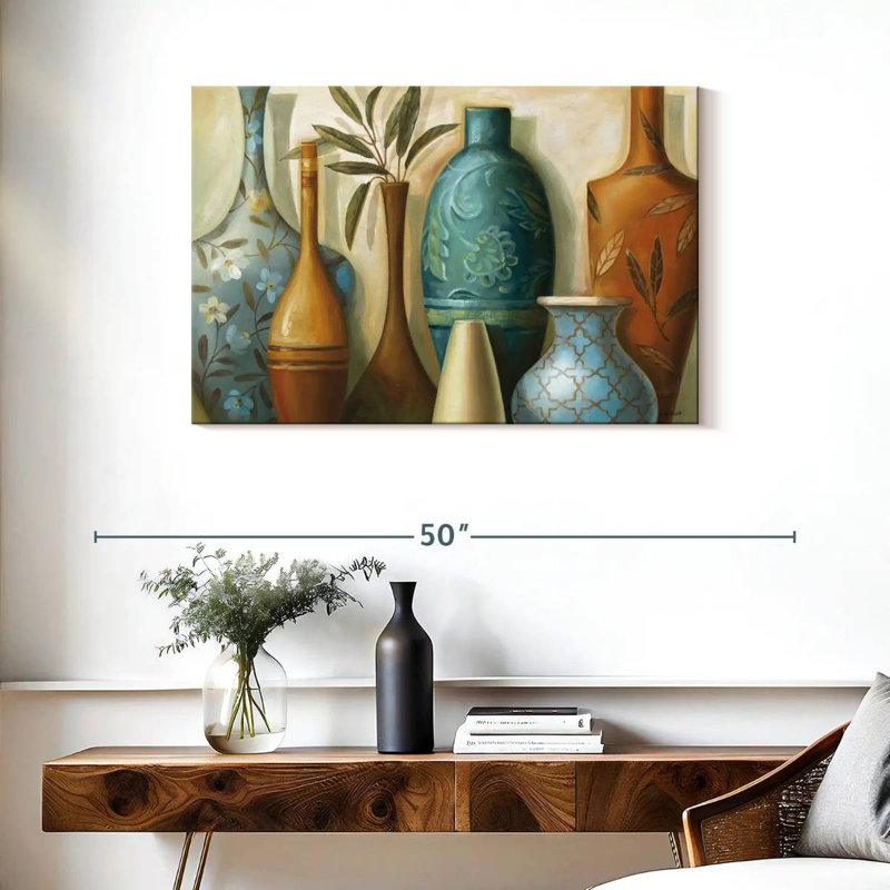 Senne Blue Morocco, 24" H x 36" W