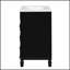 Charmant meuble-lavabo de 24 pouces d'inspiration française avec lavabo en céramique, 2 tiroirs et tablette réglable pour espaces compacts-1826980687