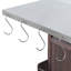 Chariot pour barbecue en bois 40,5 po avec roues verrouillables-940357797