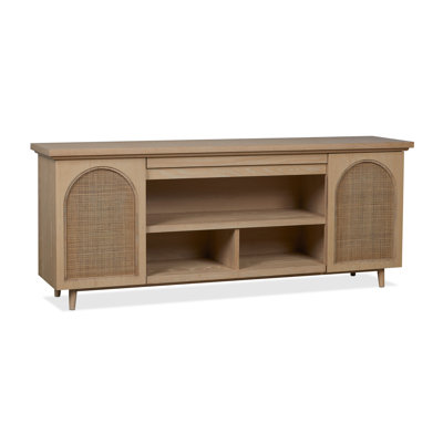 Dahlia 76" TV Stand in White Oak