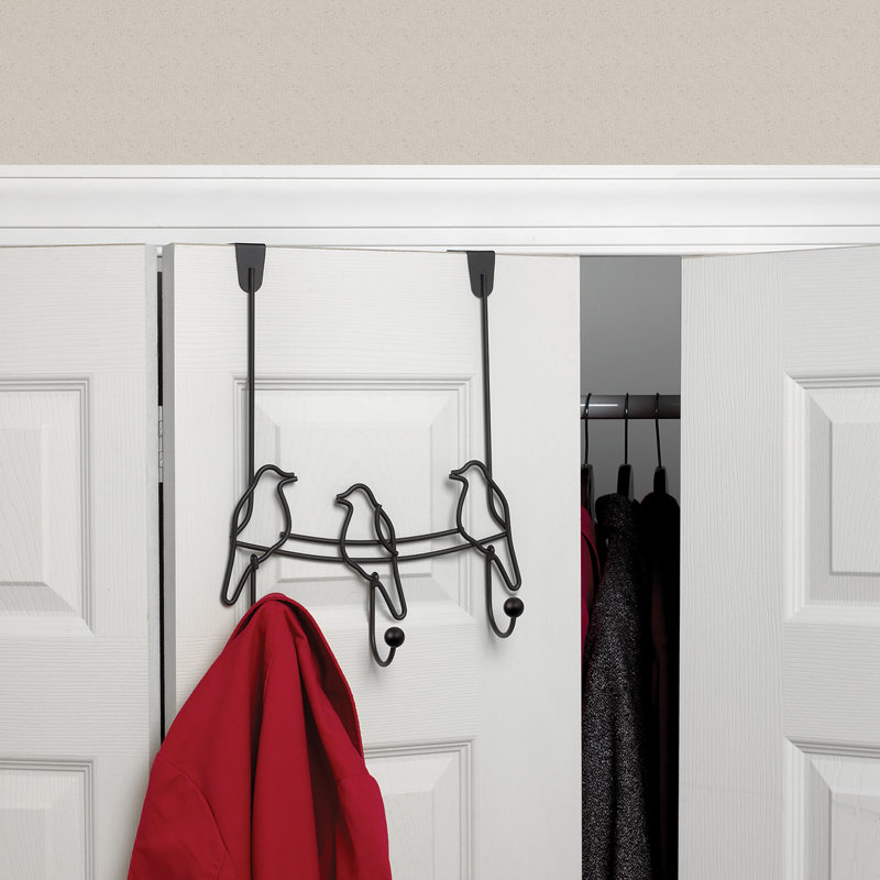Tweet Metal Over-the-Door 3 - Hook Coat Rack