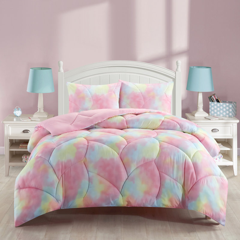 Hume Ombre Comforter, Full / Double, Blush