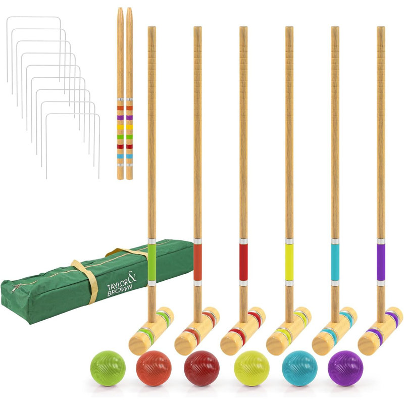 SmashingDealDirect Wood Croquet