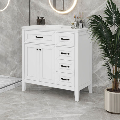 Meuble-lavabo 36 po avec lavabo et tiroirs 36 po
