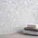 Serene White Squares Seamless Pearl Shell Tile
