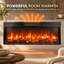 Rosalind Wheeler Black Electric Fireplace Insert-1371809534