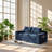 Cloud Collection 73" W x 35.1" D x 32.5" H Memory Foam Corduroy Convertible Loveseat Sofa Bed-129124351-129124354