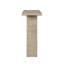 Table basse carrée 35,5 po x 14 po x 35,5 po avec base piédestal