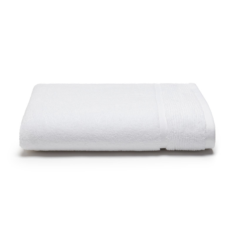 Panda Towel Organic Bamboo & Cotton, White, 135cm L x 70cm W