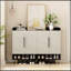 Élégante armoire à chaussures à 4 portes avec tablettes réglables pour le vestibule, le salon et la chambre à coucher, organisateur de rangement durable et peu encombrant.