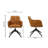 Rosser Faux Leather Swivel Office Chair - Ergonomic Home & Office Desk Chair-682968307